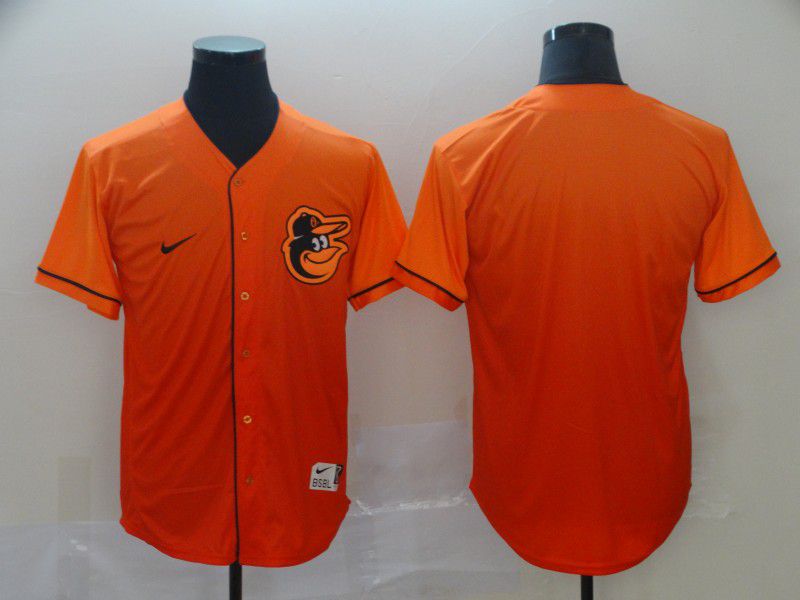 Men Baltimore Orioles Blank Orange Game 2021 Nike MLB Jerseys